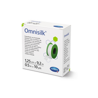 Plasture hipoalergen pe suport de matase Omnisilk, 1.25cmx9.2m, Hartmann