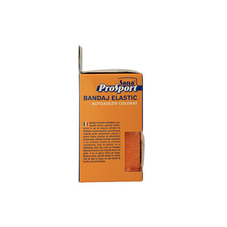 Bandaj elastic autoadeziv colorat, 8 cm x 4.5 m, Sana Prosport 749120