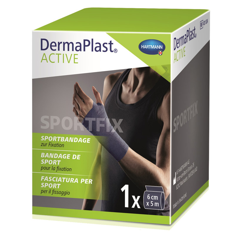 Bandaj pentru fixare SportFix DermaPlast Active, 6cm x 5m, Hartmann