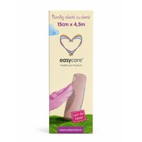 Bandaj elastic cu clema, 15cm x 4.5m, EasyCare