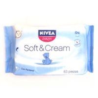 Servetele umede Soft & Cream Baby, 63 bucati, Nivea