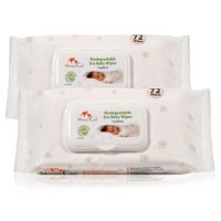 Pachet Servetele umede biodegradabile, 2x72 bucati, Mommy Care