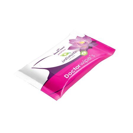 Servetele umede intime cu extract din flori de lotus Intimate, 20 bucati, Doctor Wipes 511903
