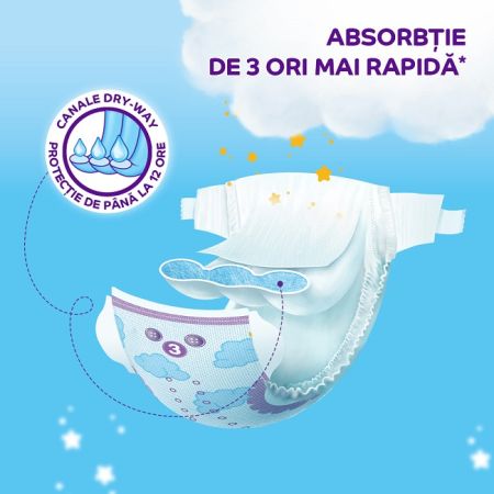 Scutece Sensitive Marimea 5 Junior, 48 bucati, 11-16 kg, Pufies 493377