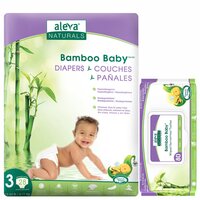 Scutece Bamboo Baby Nr. 3, 6- 11 Kg, 28 bucati, Aleva Naturals