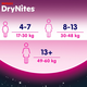 Scutece fetite DryNites, 8-13 ani, 30-48 kg, 9 bucati, Huggies 675466