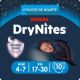 Scutece de noapte Pants DryNites, Baieti, 4-7 ani, 17-30 kg, 10 bucati, Huggies 776426