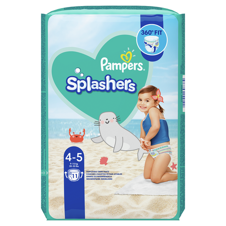 Scutece pentru baie Splashers, Nr. 4-5