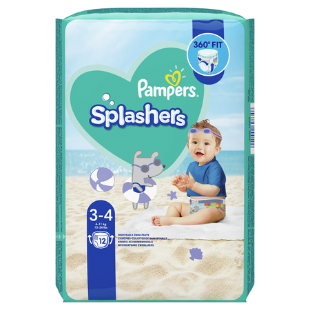 Scutece pentru baie Splashers, Nr. 3-4