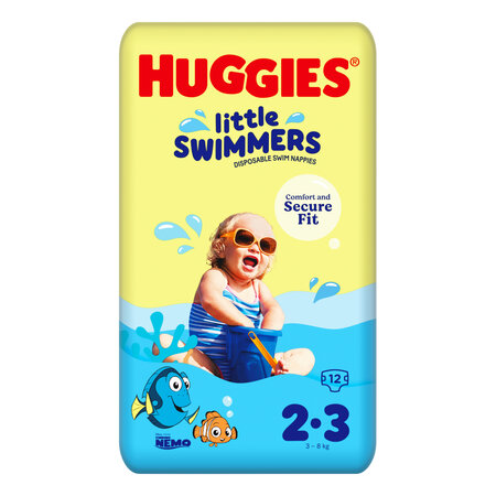 Chilotei impermeabili pentru inot Little Swimmers, Nr. 2-3, 3-8 kg, 12 bucati, Huggies