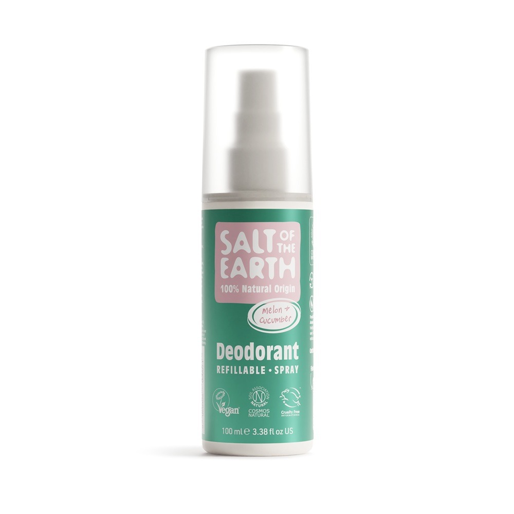 Deodorant spray cu pepene si castravete, 100 ml, Salt Of The Earth