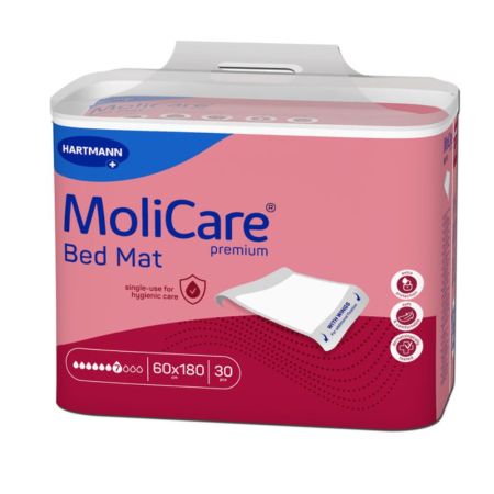 Aleze Bed Mat 7 picaturi MoliCare Premium, 60 x 90 cm, 30 bucati, Hartmann