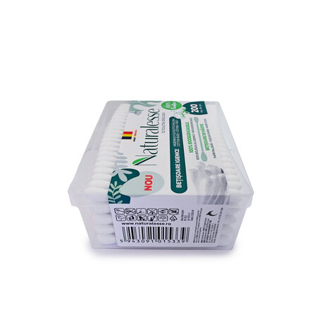 Betisoare pentru urechi, 200 bucati, Naturalesse 765053