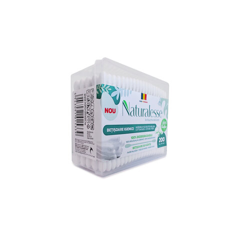 Betisoare pentru urechi, 200 bucati, Naturalesse 765055