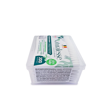 Betisoare pentru urechi, 200 bucati, Naturalesse 765054