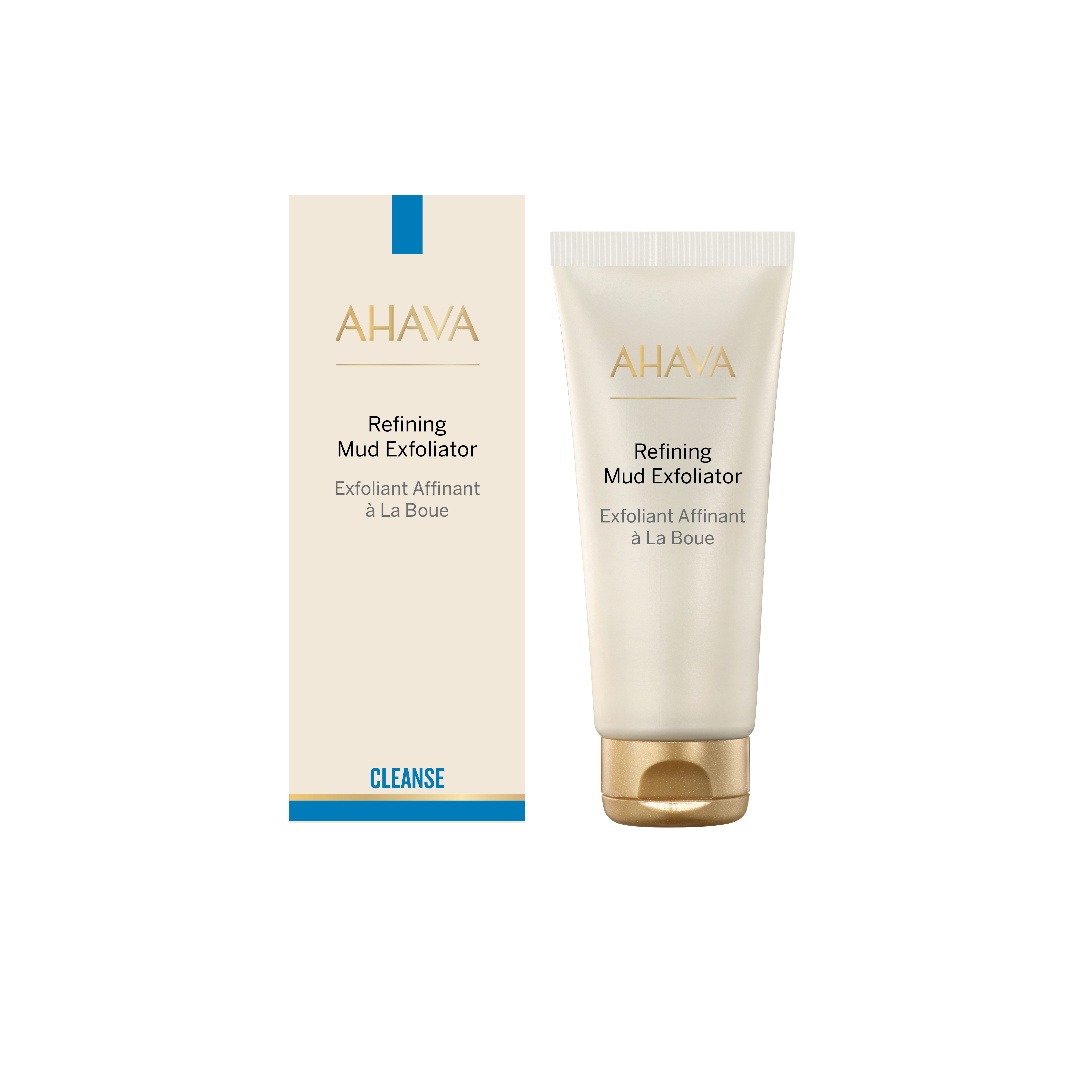 Masca exfolianta pentru fata cu namol Time to Clear, 100 ml, Ahava