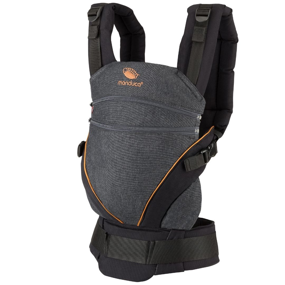 Sistem de purtare pentru copii Port-Bebe XT, Denim Black, Manduca