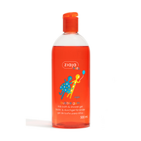 Gel de dus pentru copii, Bubble Gum, + 3 ani, 500 ml, Ziaja