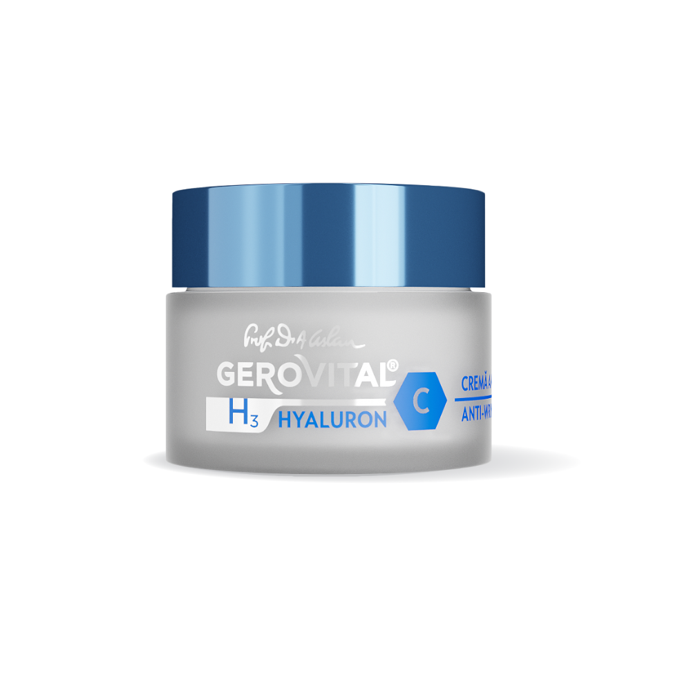 Crema antirid de zi H3 Hyaluron C, 50 ml, Gerovital