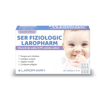 Ser fiziologic, 40 unidoze x 5 ml