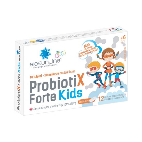 Probiotix Forte Kids, 12 comprimate, BioSunLine