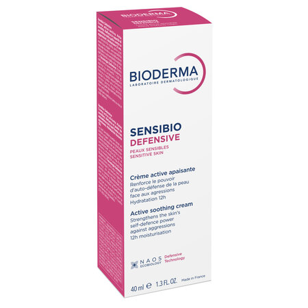 Crema pentru calmare intensiva Sensibio Defensive, 40 ml, Bioderma 776045