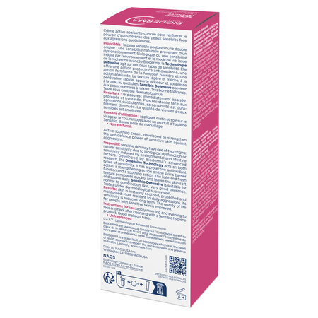 Crema pentru calmare intensiva Sensibio Defensive, 40 ml, Bioderma 776046