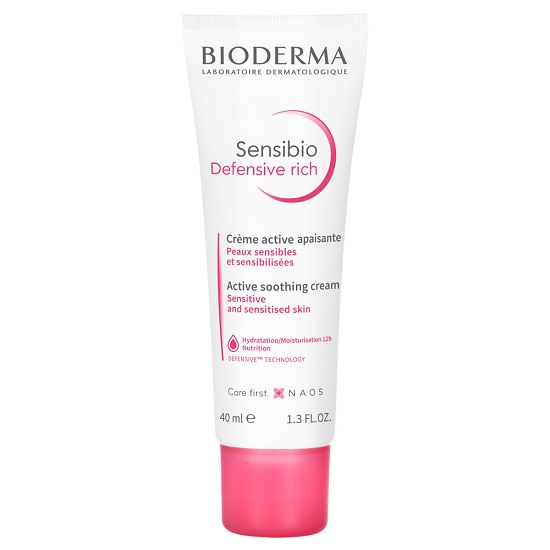 Crema pentru calmare intensiva Sensibio Defensive Rich, 40 ml, Bioderma