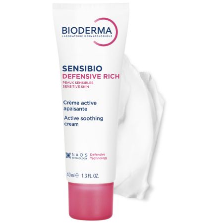 Crema pentru calmare intensiva Sensibio Defensive Rich, 40 ml, Bioderma