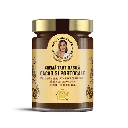 Crema tartinabila cu cacao si portocale,