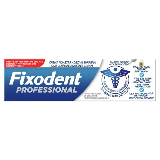 Crema adeziva pentru proteza dentara, Professional, 40 gr, Fixodent