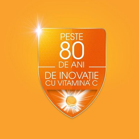 Redoxon Triple Action cu vitamina C D si Zinc pentru imunitate, 10 comprimate efervescente, Bayer 489724