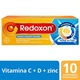 Redoxon Triple Action cu vitamina C D si Zinc pentru imunitate, 10 comprimate efervescente, Bayer 489706