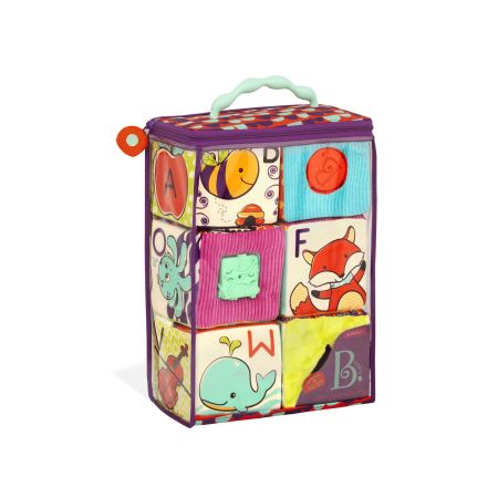 Set 6 cuburi sortator ABC, B.Toys