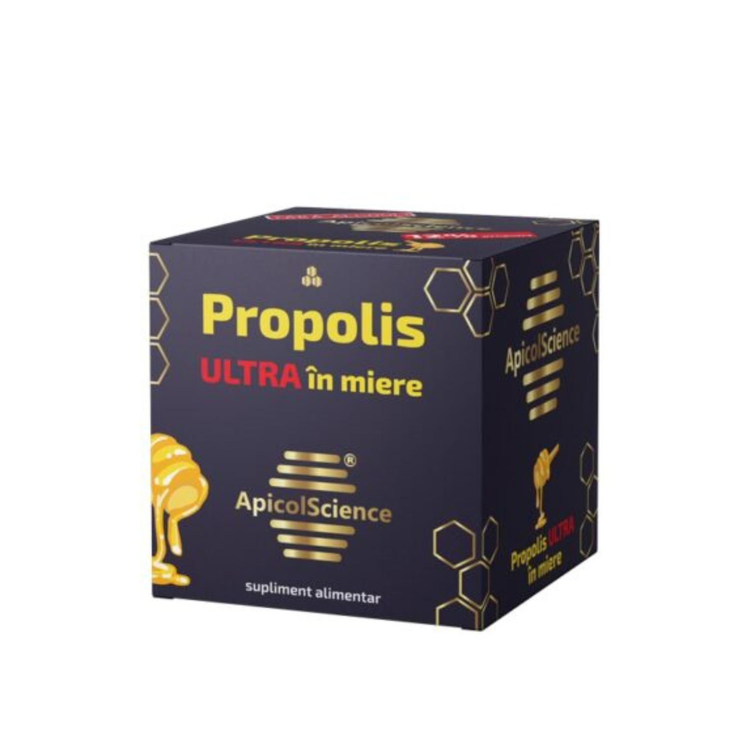 Propolis ultra in miere 12%, 100 ml, Apicol Science