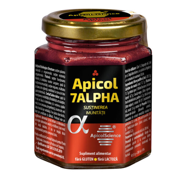 Apicol 7 Alpha mierea rosie, 235 g, Apicol Science