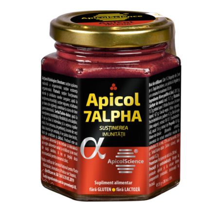 Apicol 7 Alpha mierea rosie, 235 gr, Apicol Science
