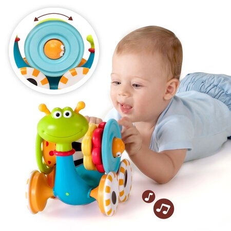 Melcul muzical 2 in 1 premergator si sortator, 6-24 luni, Yookidoo 567797