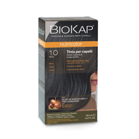 Vopsea permanenta pentru par Nutricolor, Black 1.0, 140 ml, Biokap