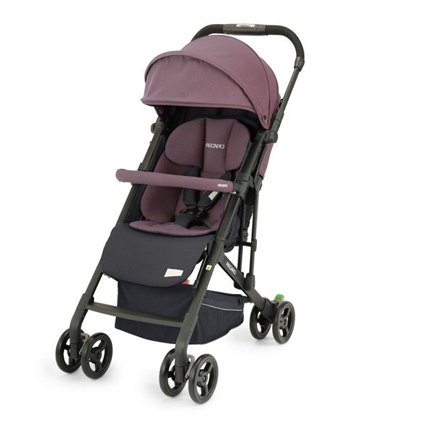 Carucior pentru copii Easylife Elite 2 Prime, Pale Rose, Recaro