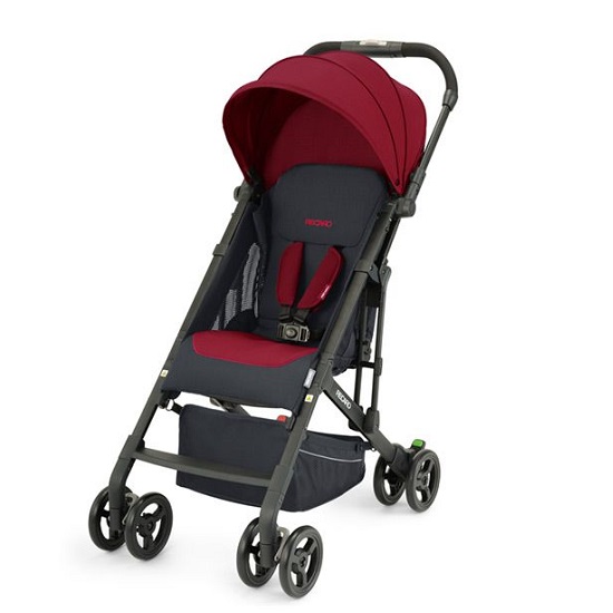 Carucior pentru copii Easylife 2 Select, Garnet Red, Recaro