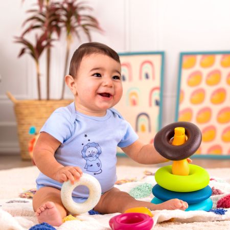 Piramida cu inele, 7-12 luni, BToys 769935