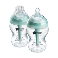 Set biberoane din PP cu autosterilizare Advanced Anti-colici Natural Start, 260 ml, 0 luni+, 2 bucati, Tommee Tippee
