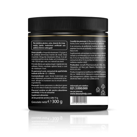 Beauty Help Ultra-Complex 9-in-1 Collagen Formula cu aroma de ciocolata, 300g, Zenyth 758592