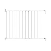 Poarta de siguranta extensibila din metal alb, 62-102 cm, Noma