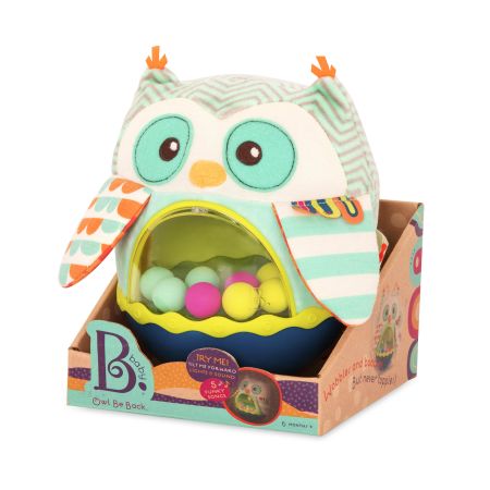 Bufnita cu lumini si sunete, Polly, + 6 luni, Btoys 767936