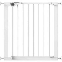 Poarta de siguranta din  metal alb, Easy Fit, 75-82 cm, Noma