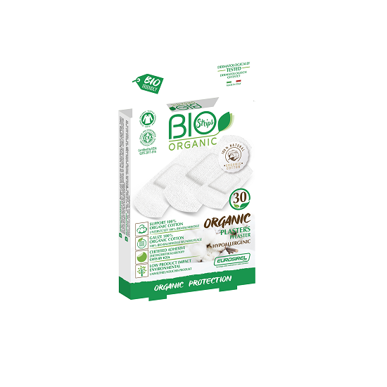 Plasturi bio din bumbac, 30 buc, Pharmadoct