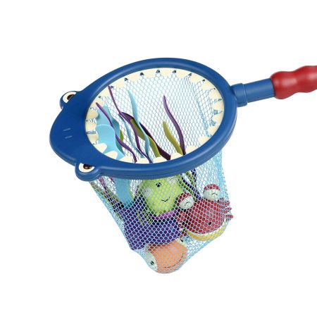 Plasa cu jucarii de baie, + 3 ani, Rechin, Btoys 770019