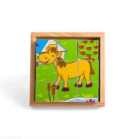 Cuburi animale domestice, +10 luni, Bigjigs 652686